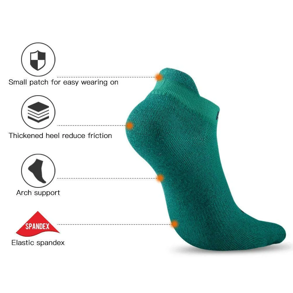 1 Pair Socks Athletic Toe Socks Five Finger Socks Breathable Absorbent Running Fitness Cycling Sports Socks for Men Women