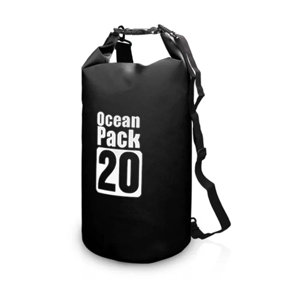 10L/15L/20L/30L Outdoor Waterproof Dry Bag Backpack Swimming Bag Water Floating Bag Sack for Kayak Rafting River Trekking