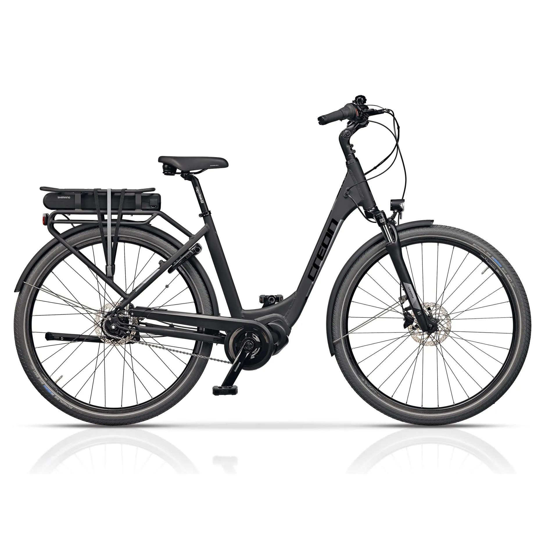 28 Zoll E-Bike City Fahrrad LS V-TRON RD WAVE RACK SHIMANO STеPS E-6100 418Wh 7 x GANG SHIMANO NEXUS