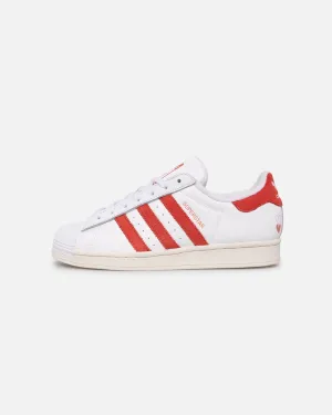 Adidas Women's Superstar White/Red