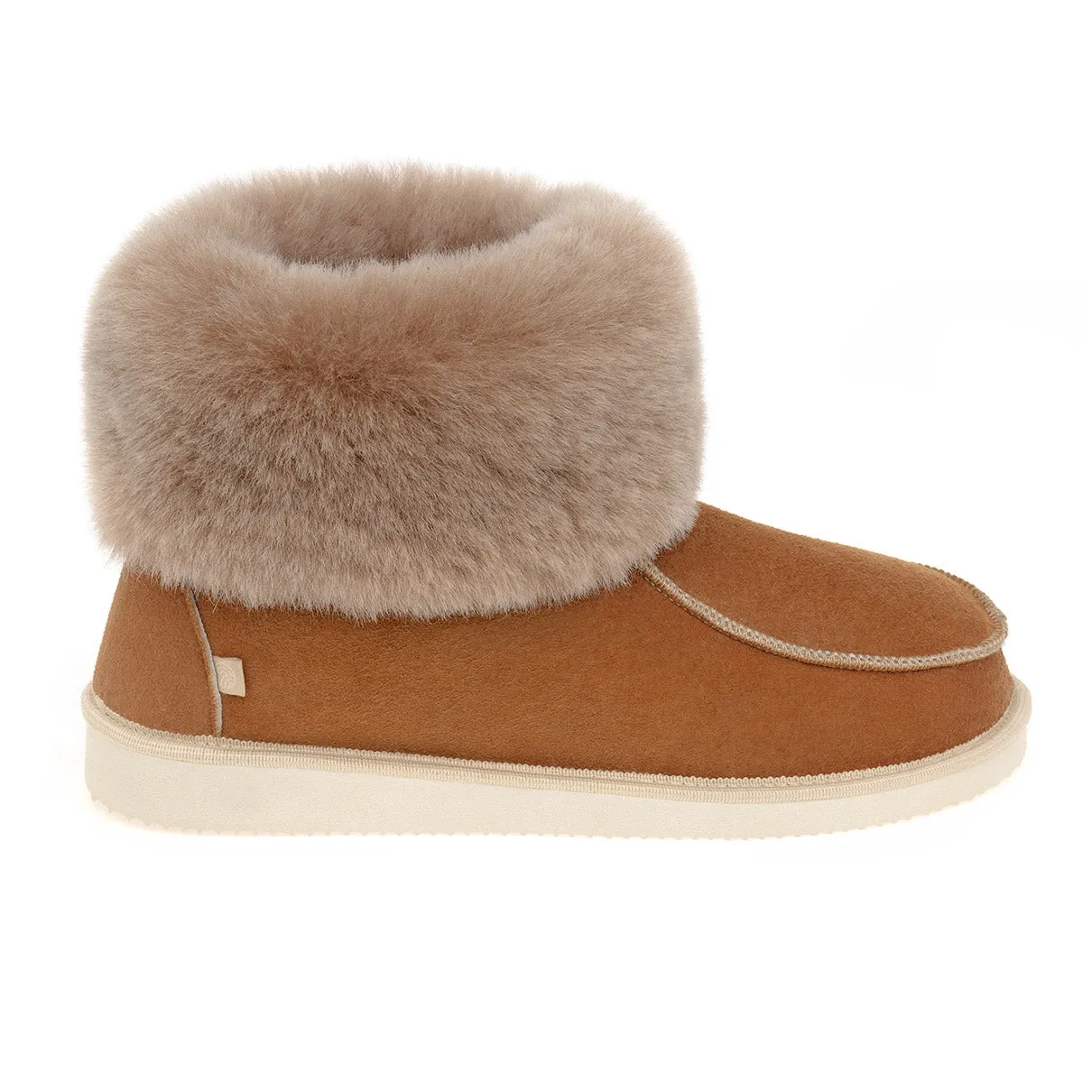 Aesop Sheepskin Slippers - Chestnut