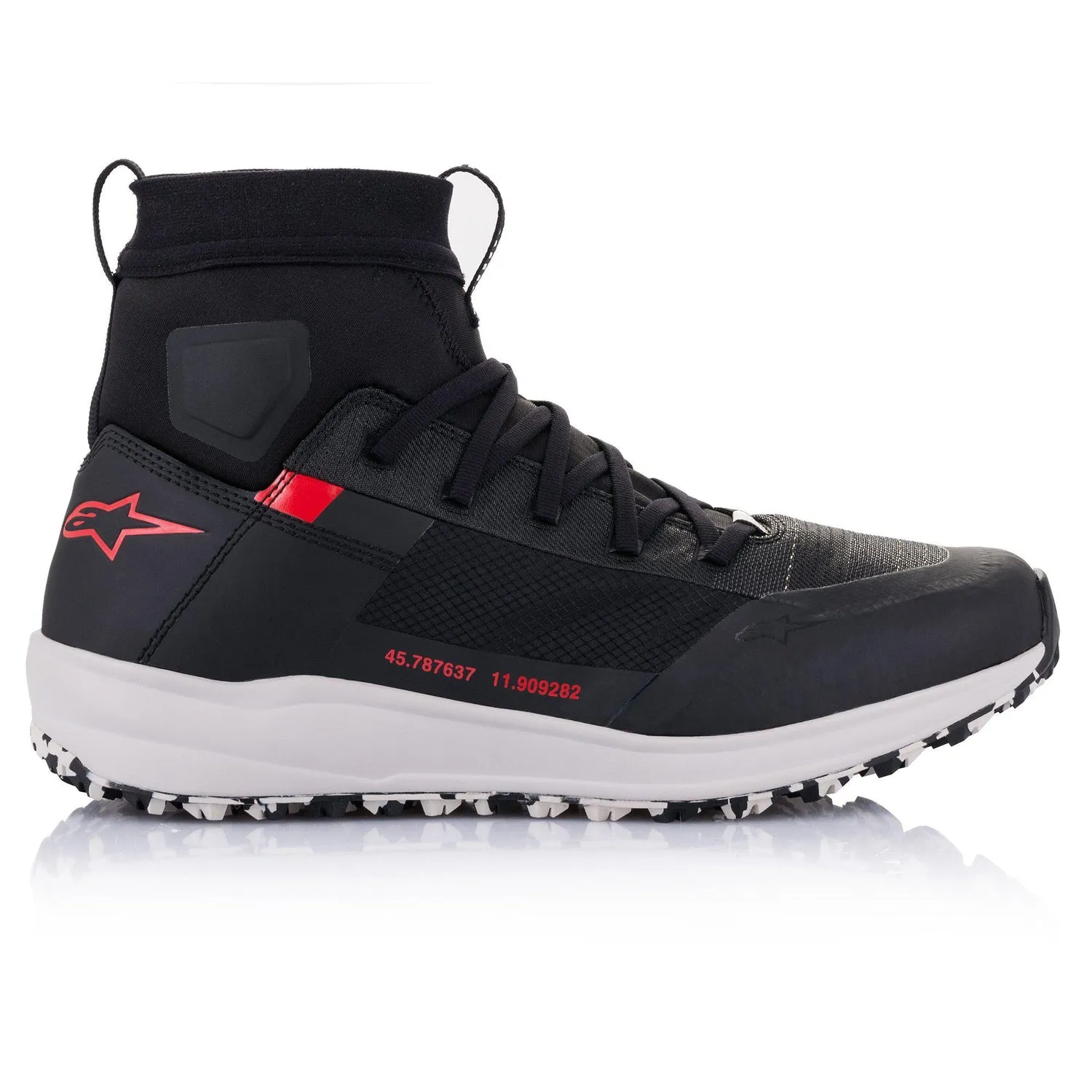 ALPINESTARS SPEEDFORCE RIDE SHOE - BLACK/WHITE/RED