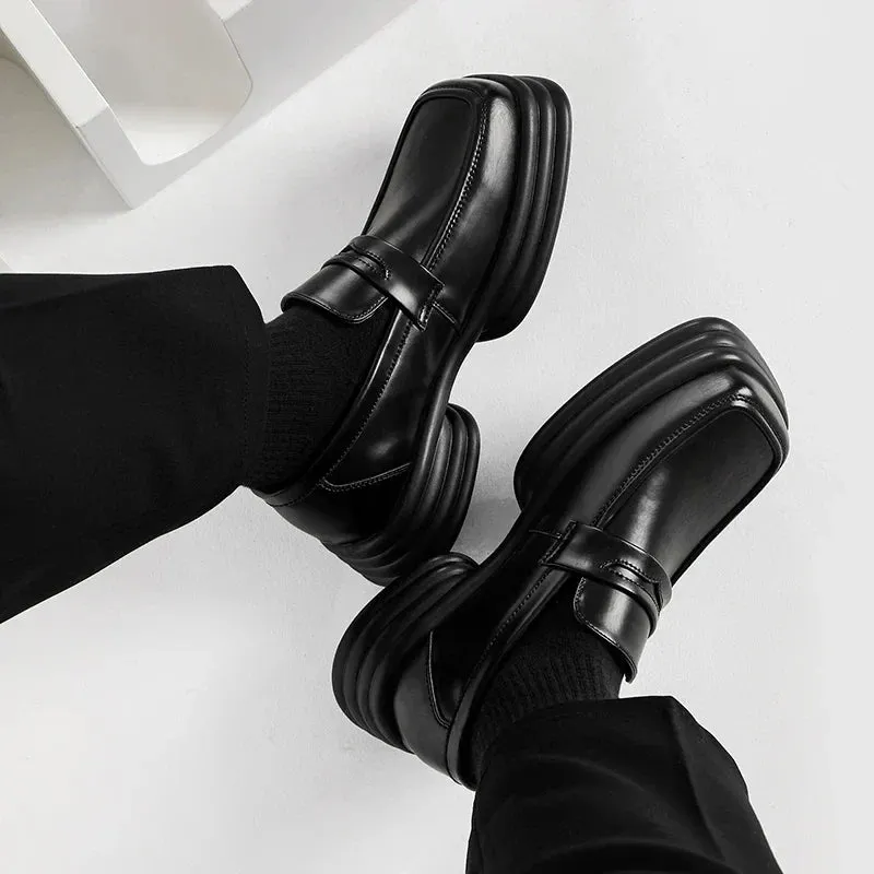 Amozae- Square Toe Loafers