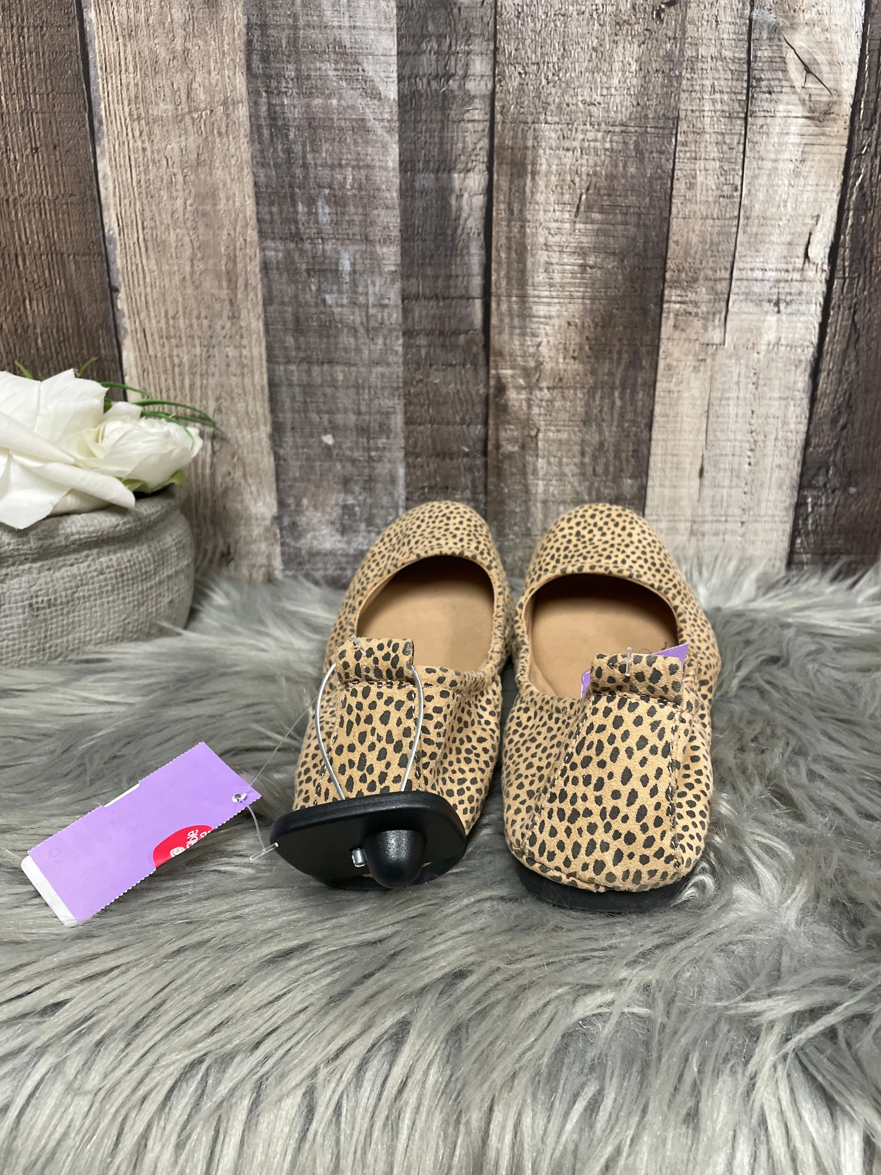 Animal Print Shoes Flats Universal Thread, Size 8.5