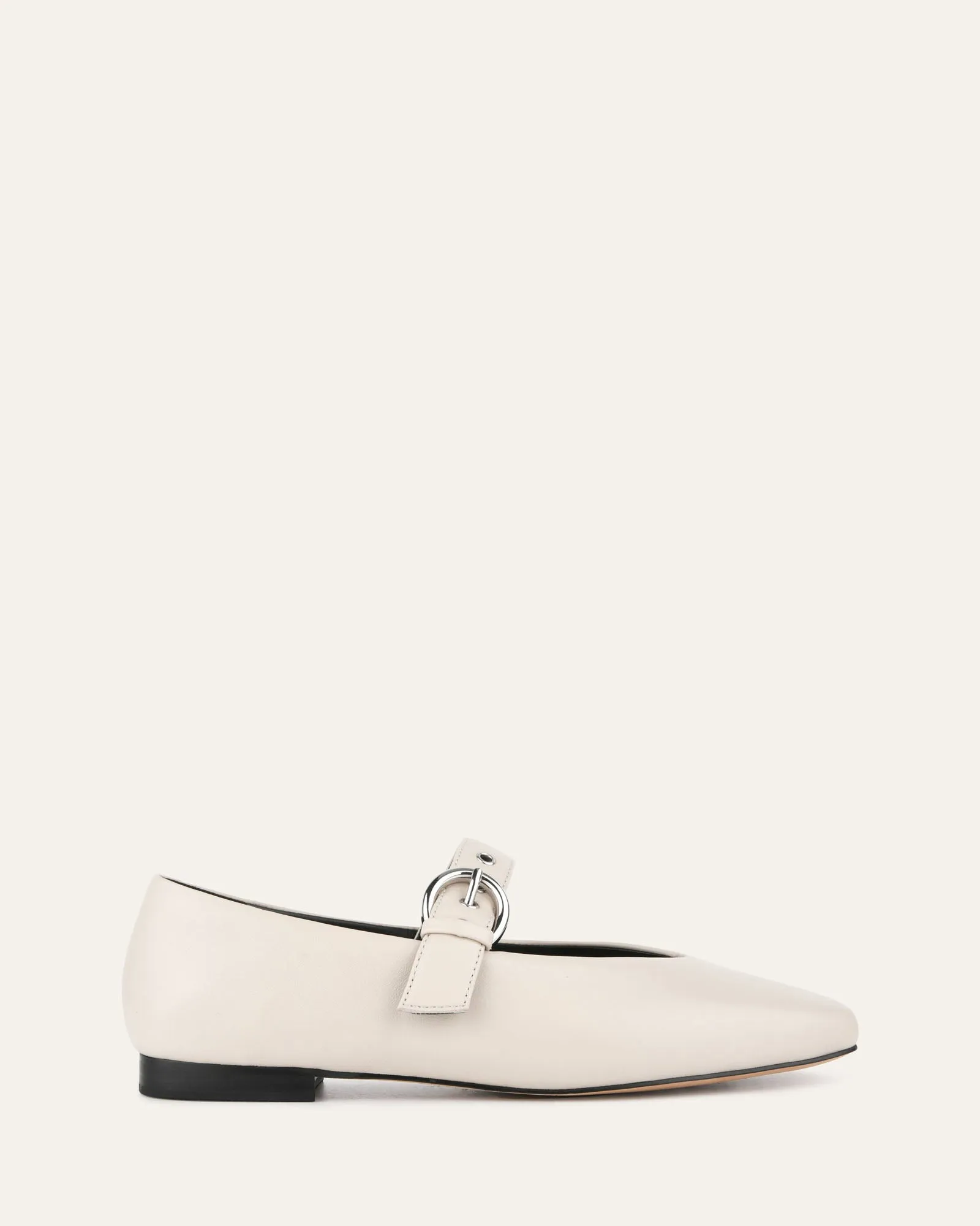 ANNABELLE CASUAL FLATS BONE LEATHER