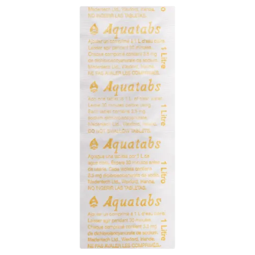 Aquatabs Water Purification 50 Tablets