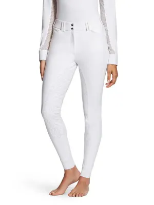 ARIAT Tri Factor Grip Full Seat Breeches – Womens - White