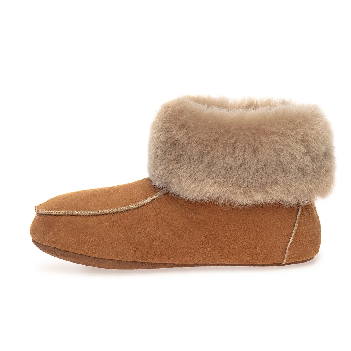 Aster Sheepskin Slippers - Chestnut