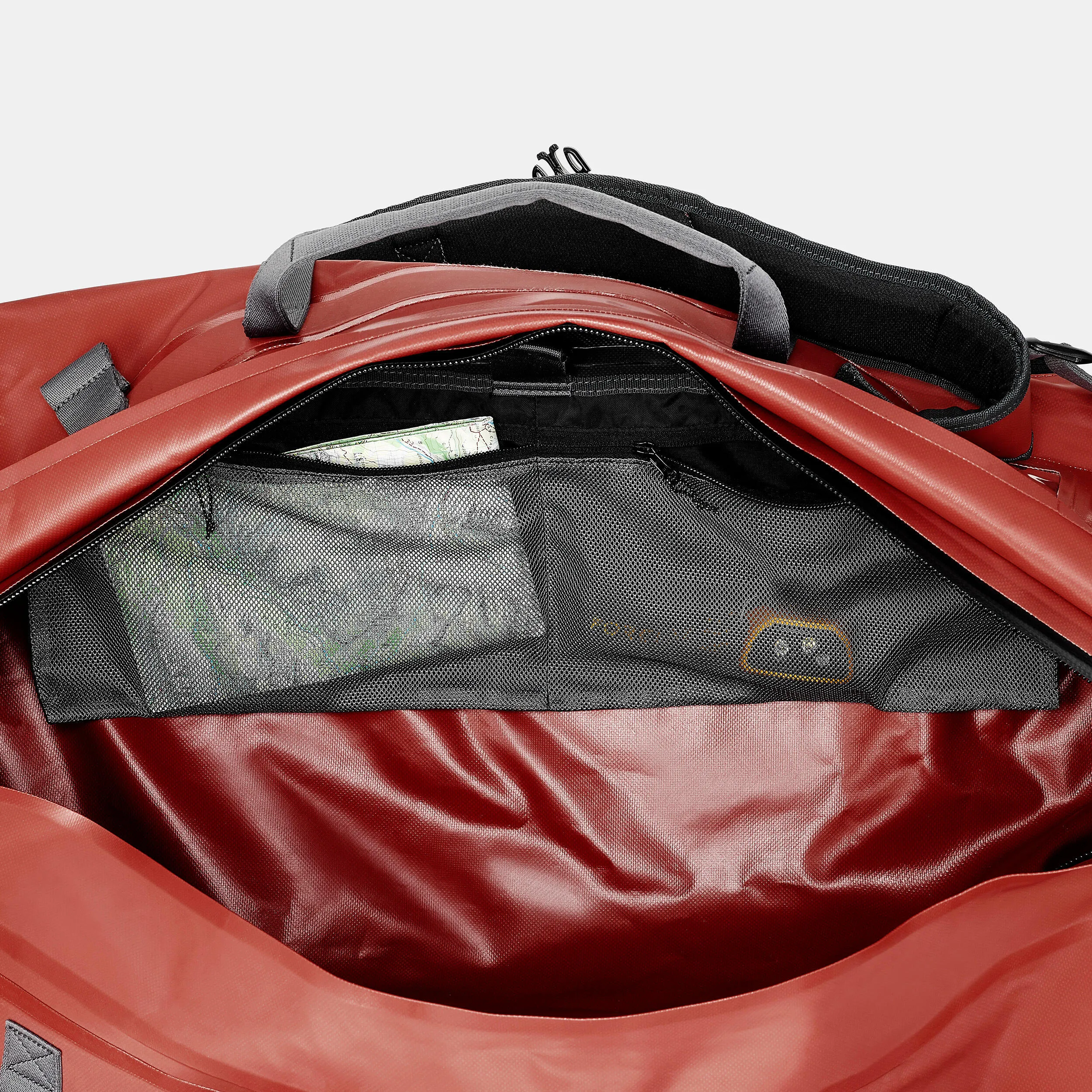 Bag Forclaz Duffel 900 80-120 l, red