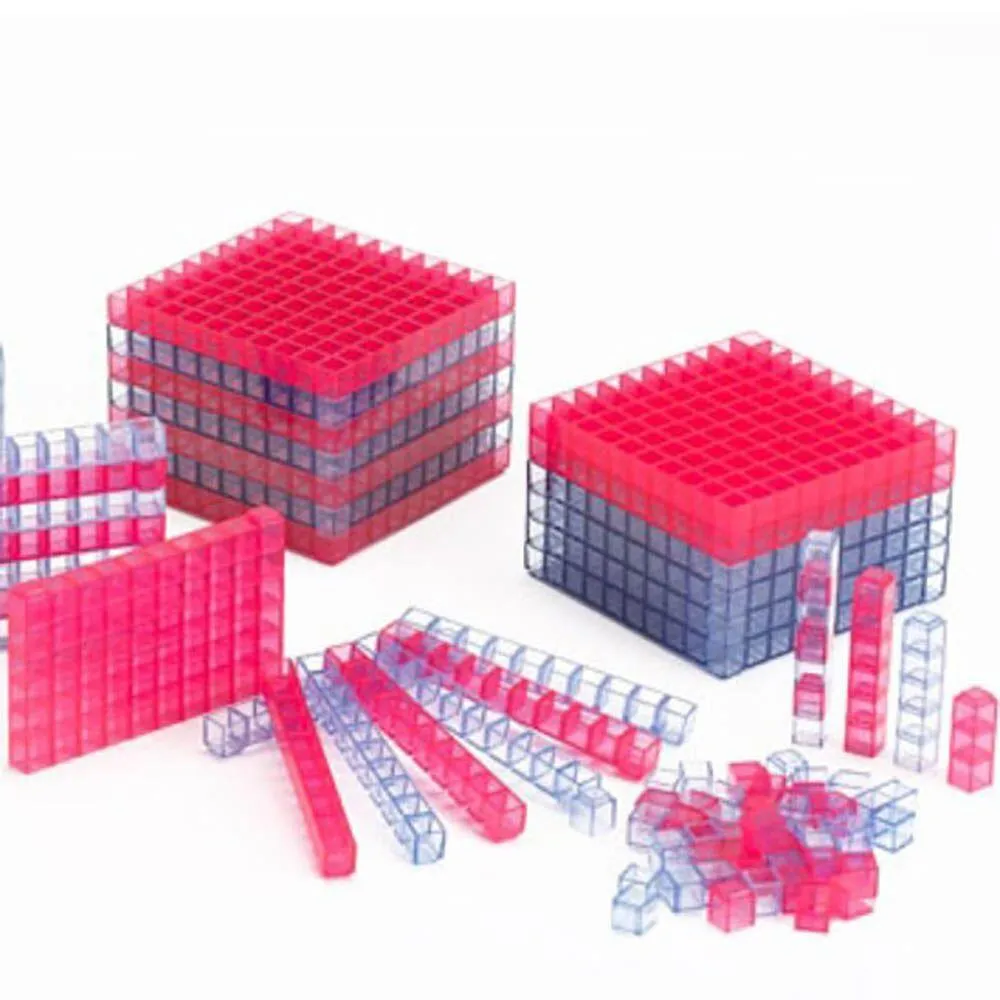 Base Ten Transparent Interlocking Class Set