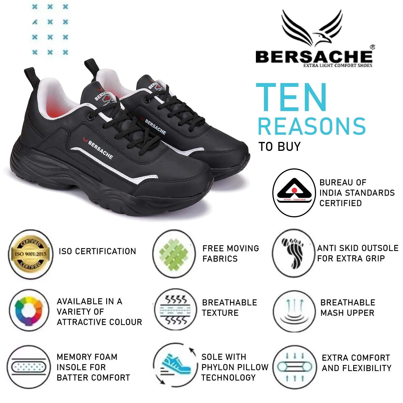 Bersache Lightweight Sports Shoes  For Men-7056