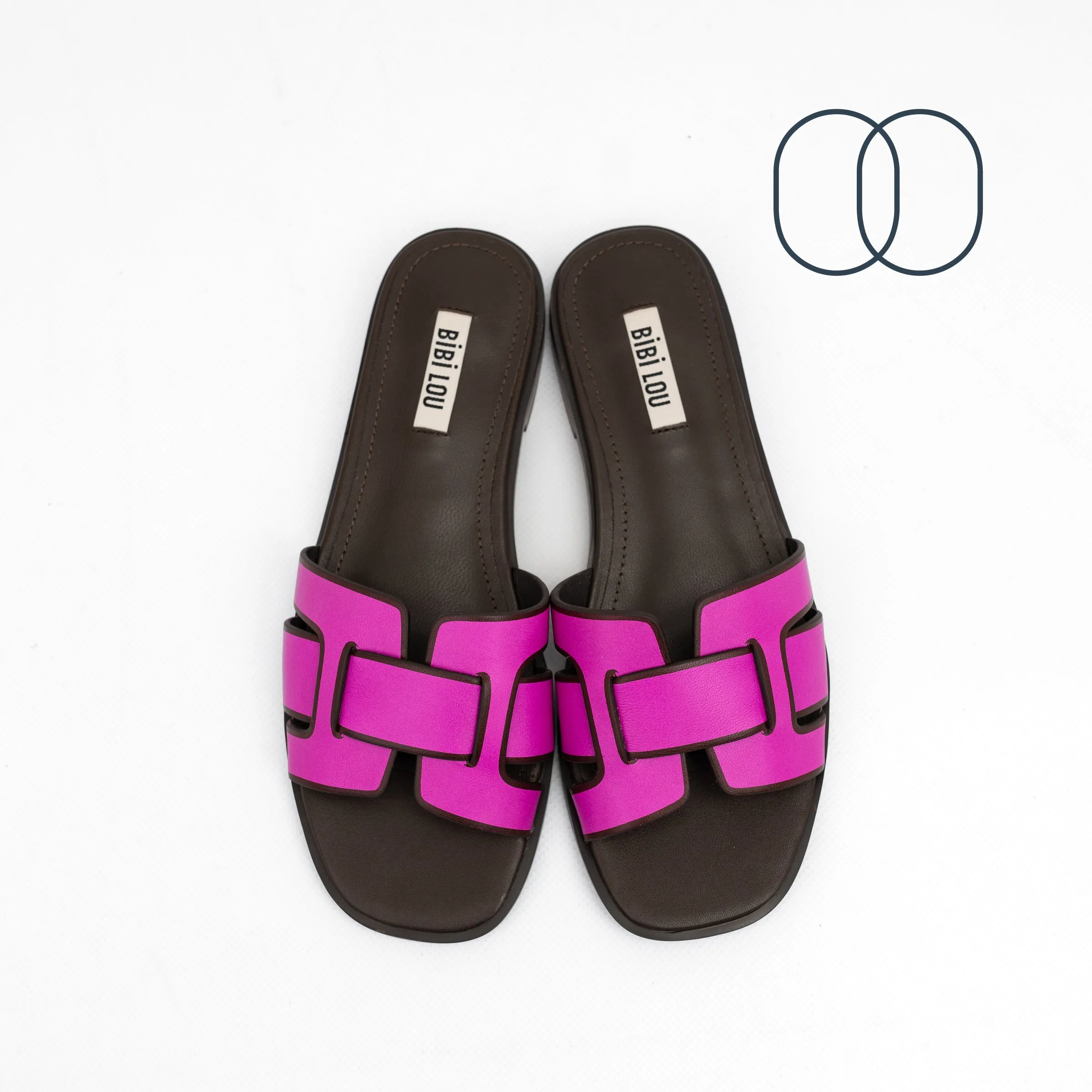 Bibi Lou Holly Sandal in Fuchsia