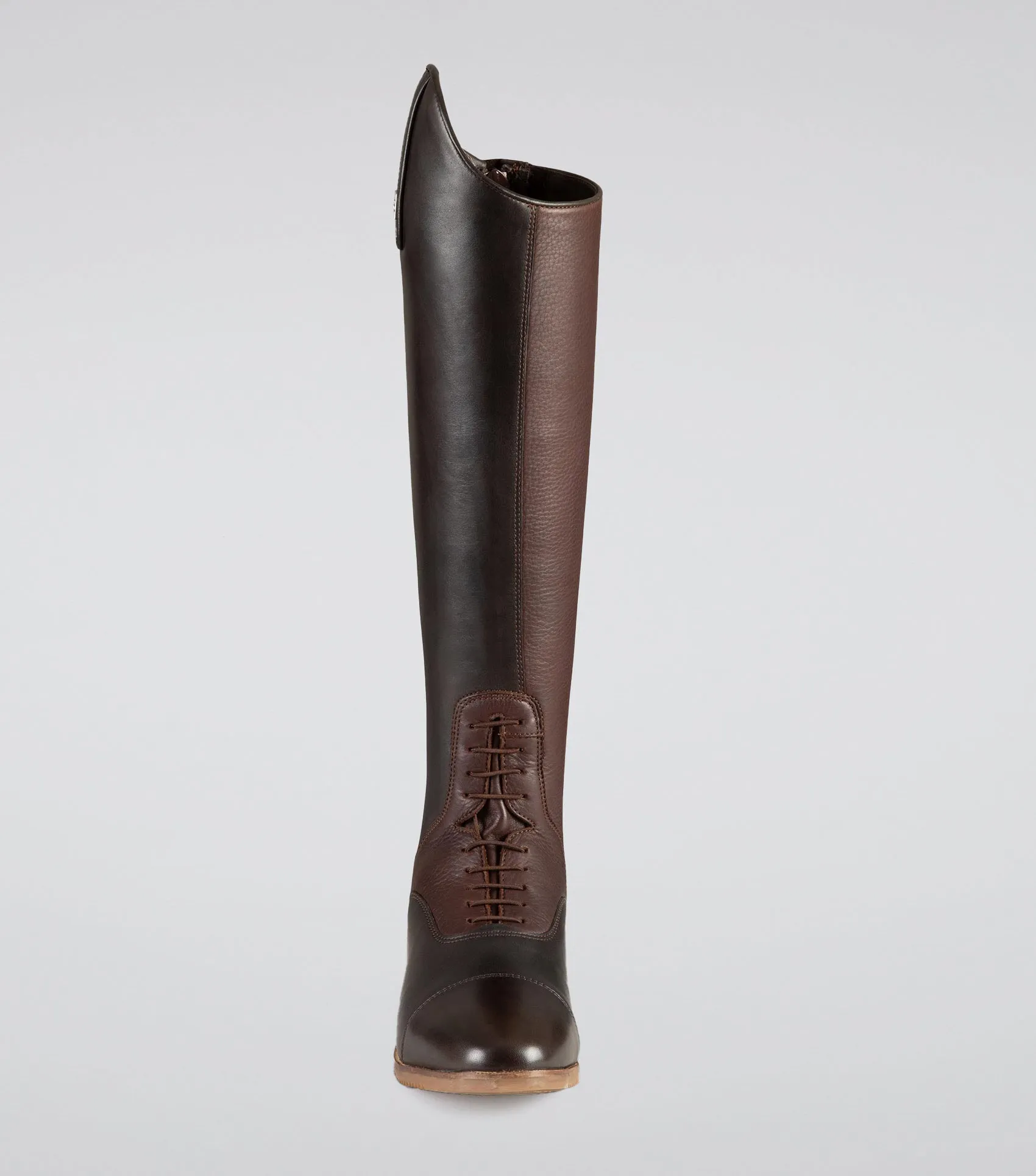 Bilancio Ladies Leather Field Tall Riding Boot Brown