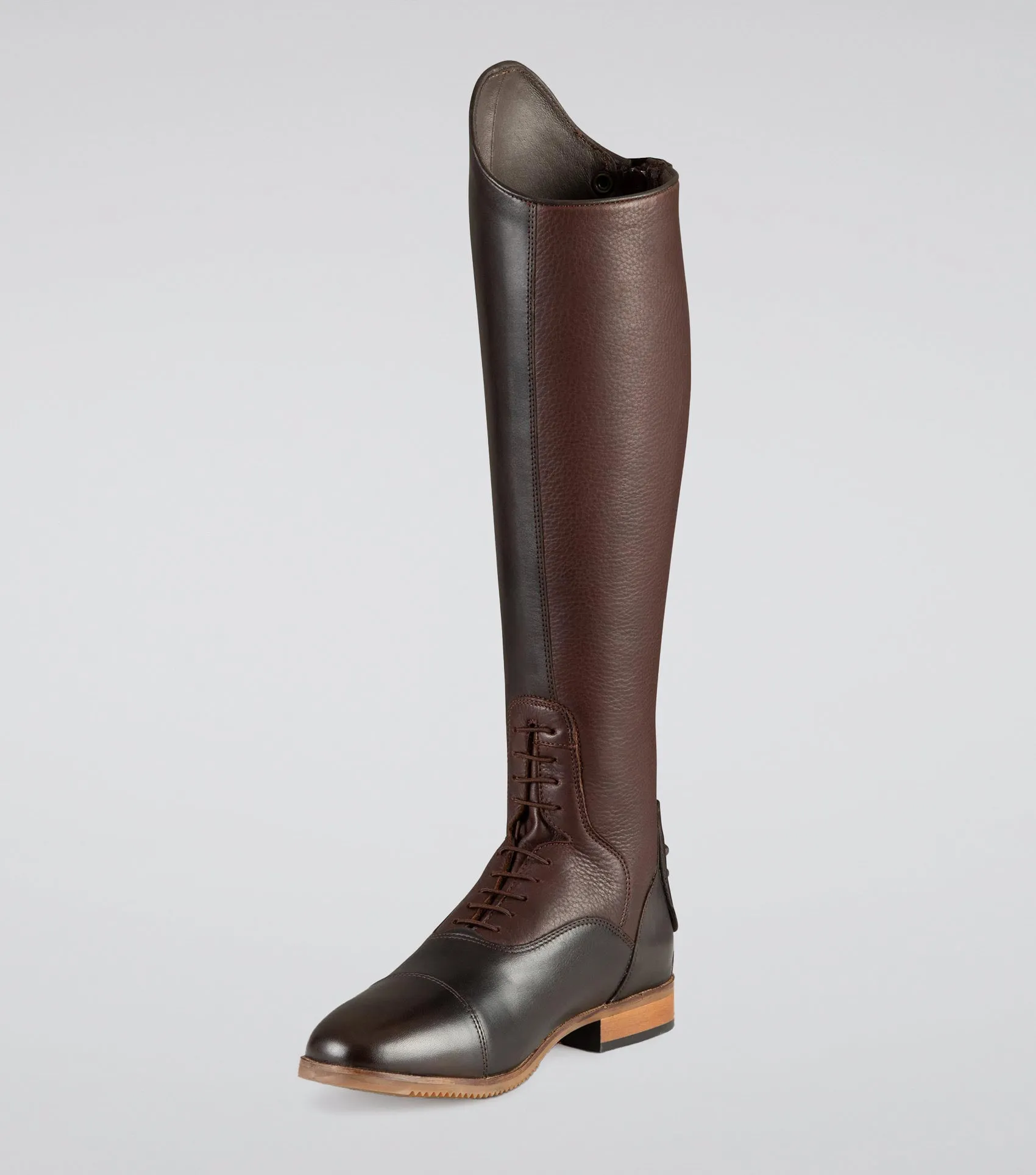 Bilancio Ladies Leather Field Tall Riding Boot Brown