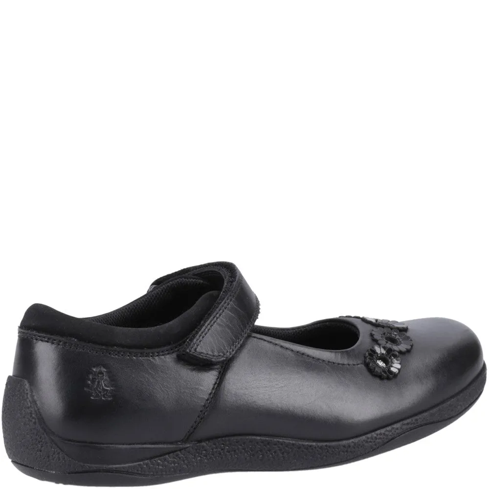 Black Christina Senior School Shoes