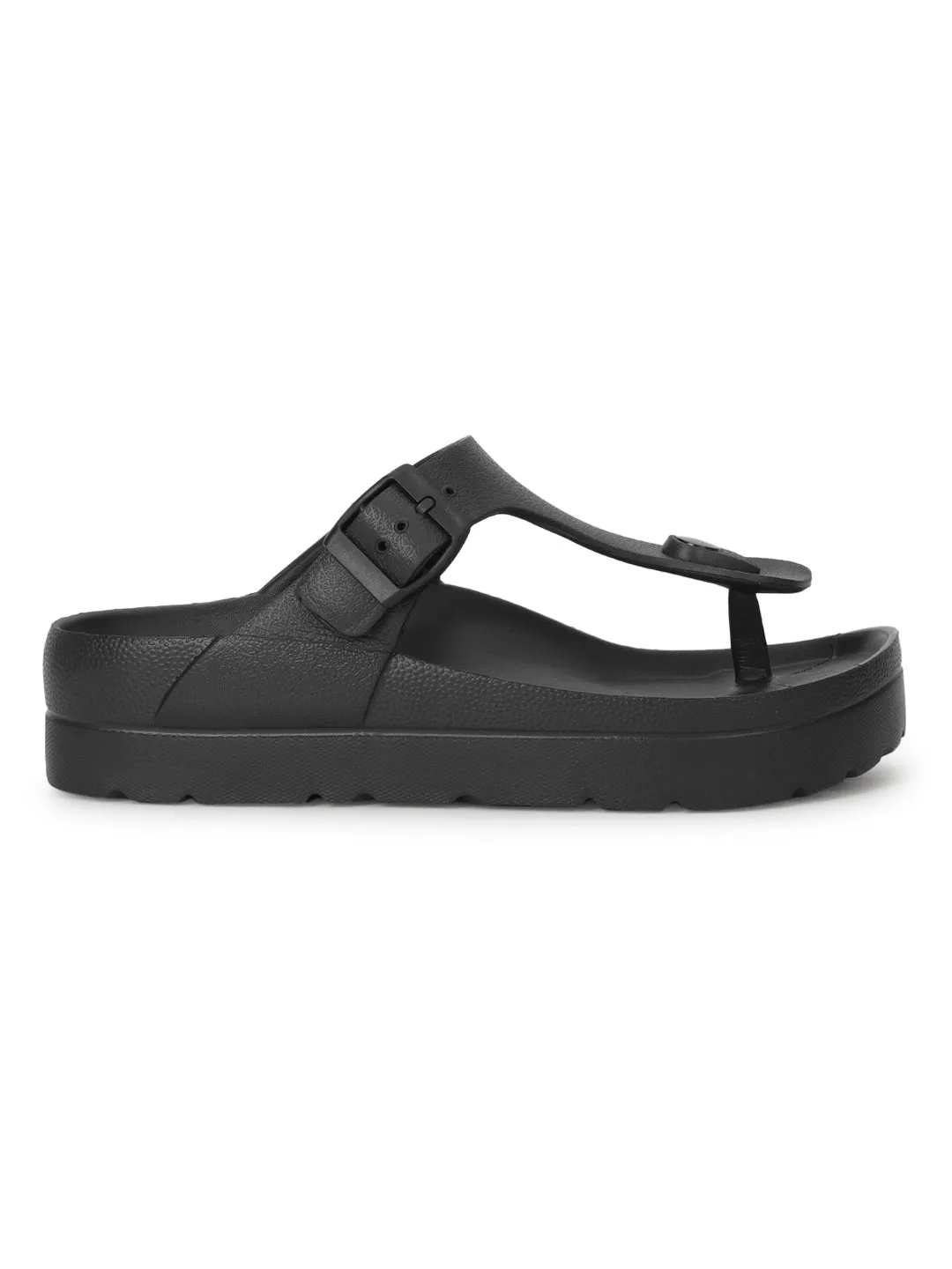 Black PU Slip-On Flats (TC-RS3480-BLK)