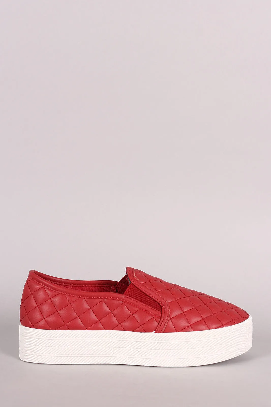 Breckelle Quilted Slip-On Sneakers