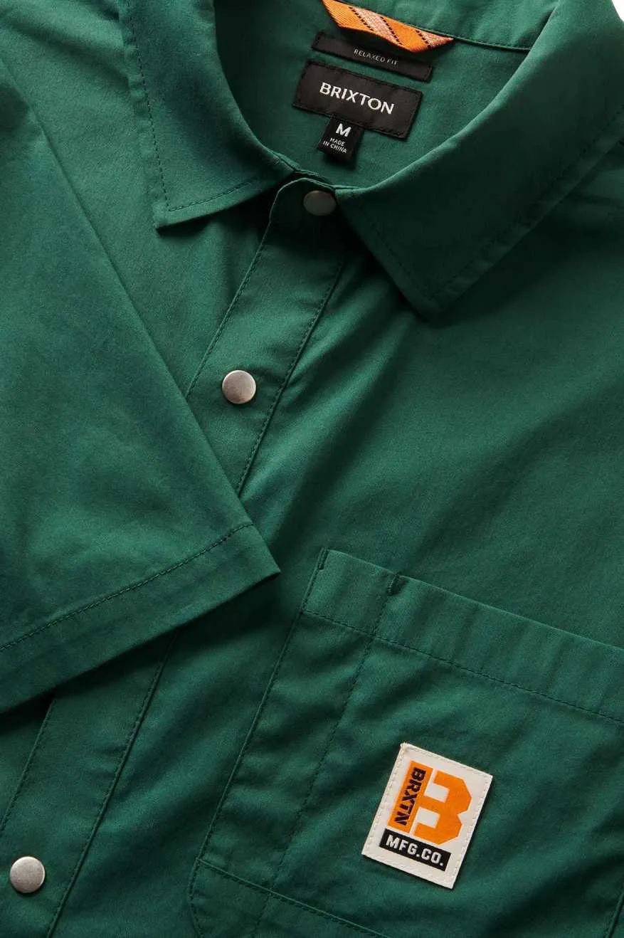 Builders Mechanic S/S Woven Shirt - Trekking Green