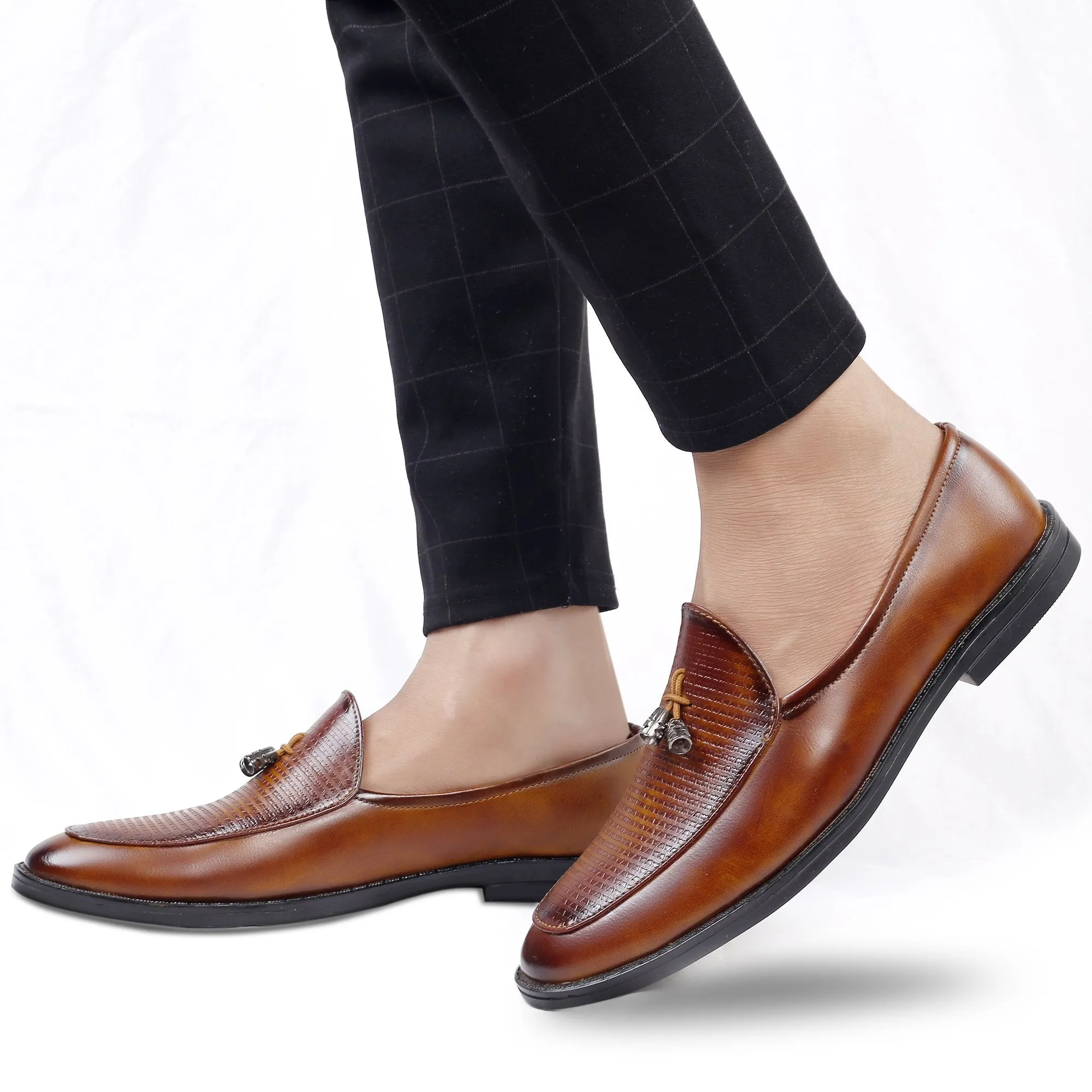 Bxxy's Faux Leather Casual Moccasins Slip-ons