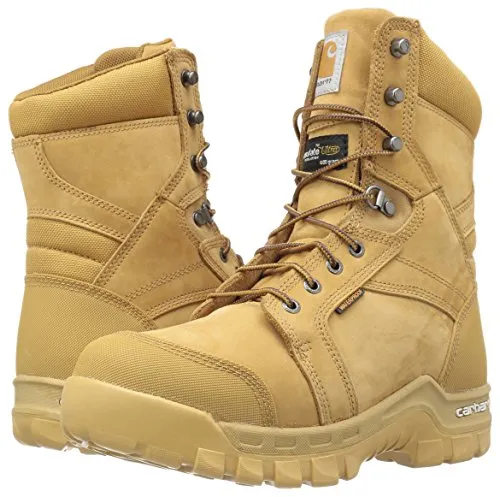 Carhartt CMF8058 Men's 8" Rugged Flex Insulated Waterproof Breathable Soft Toe Work Boot