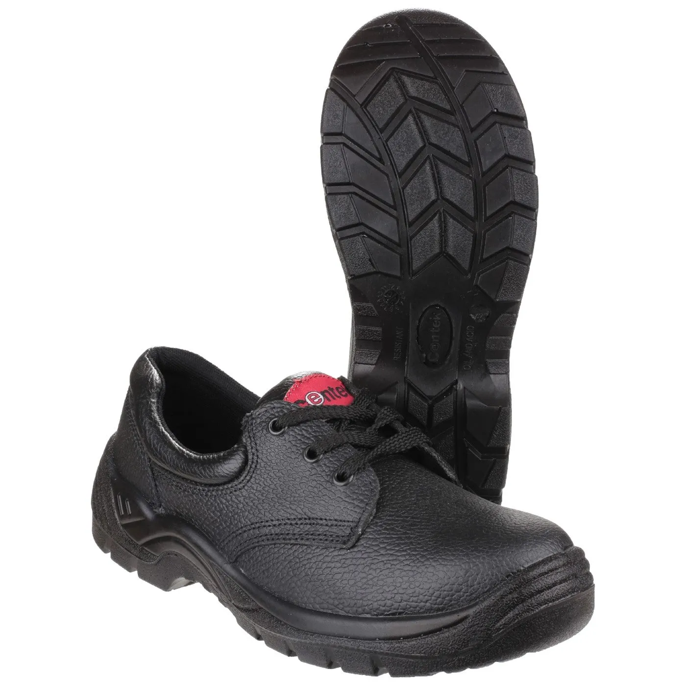 Centek FS337 Lace-up Safety Shoe S1 Black