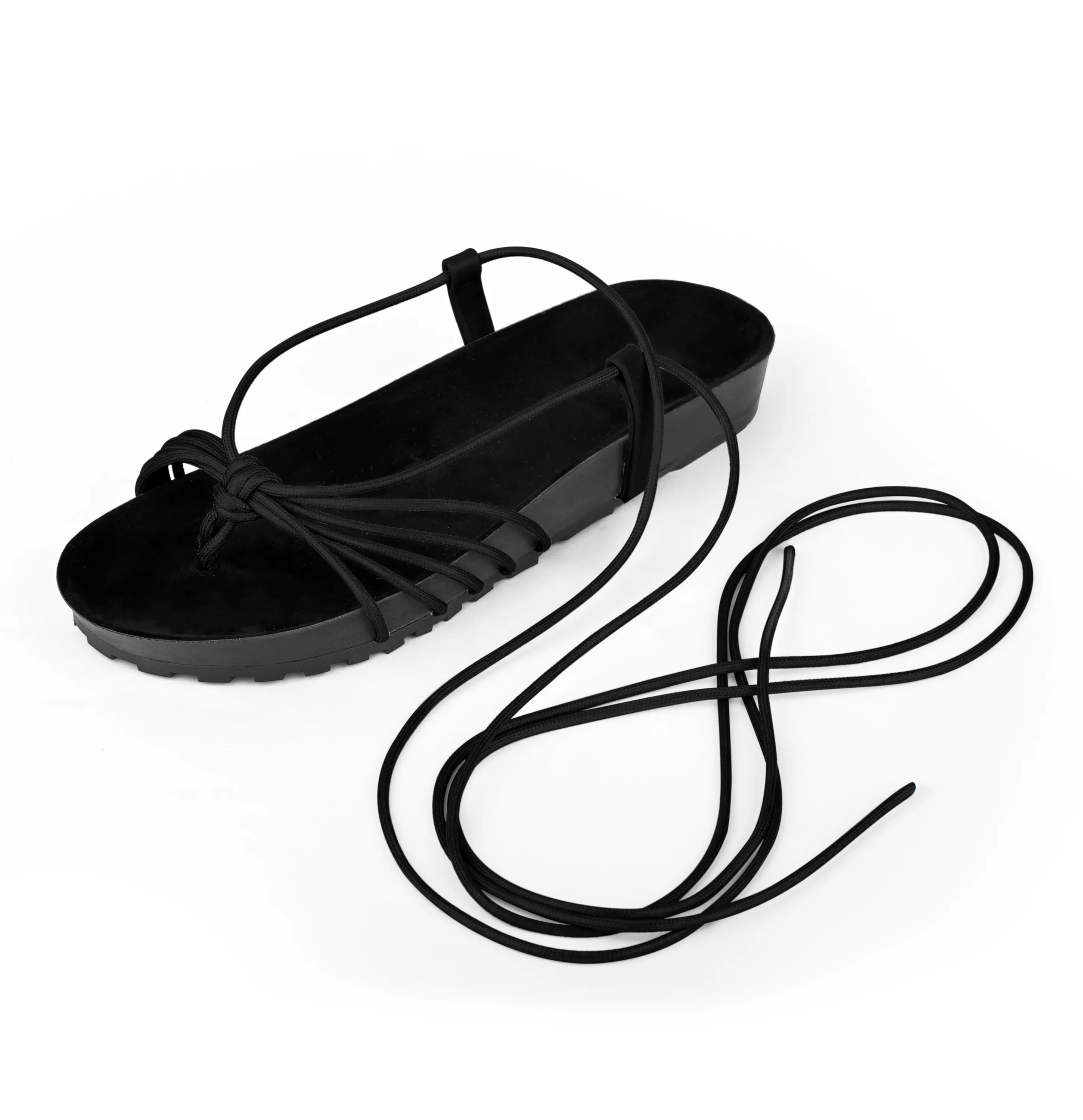 CHANCLAS BLACK FLATS