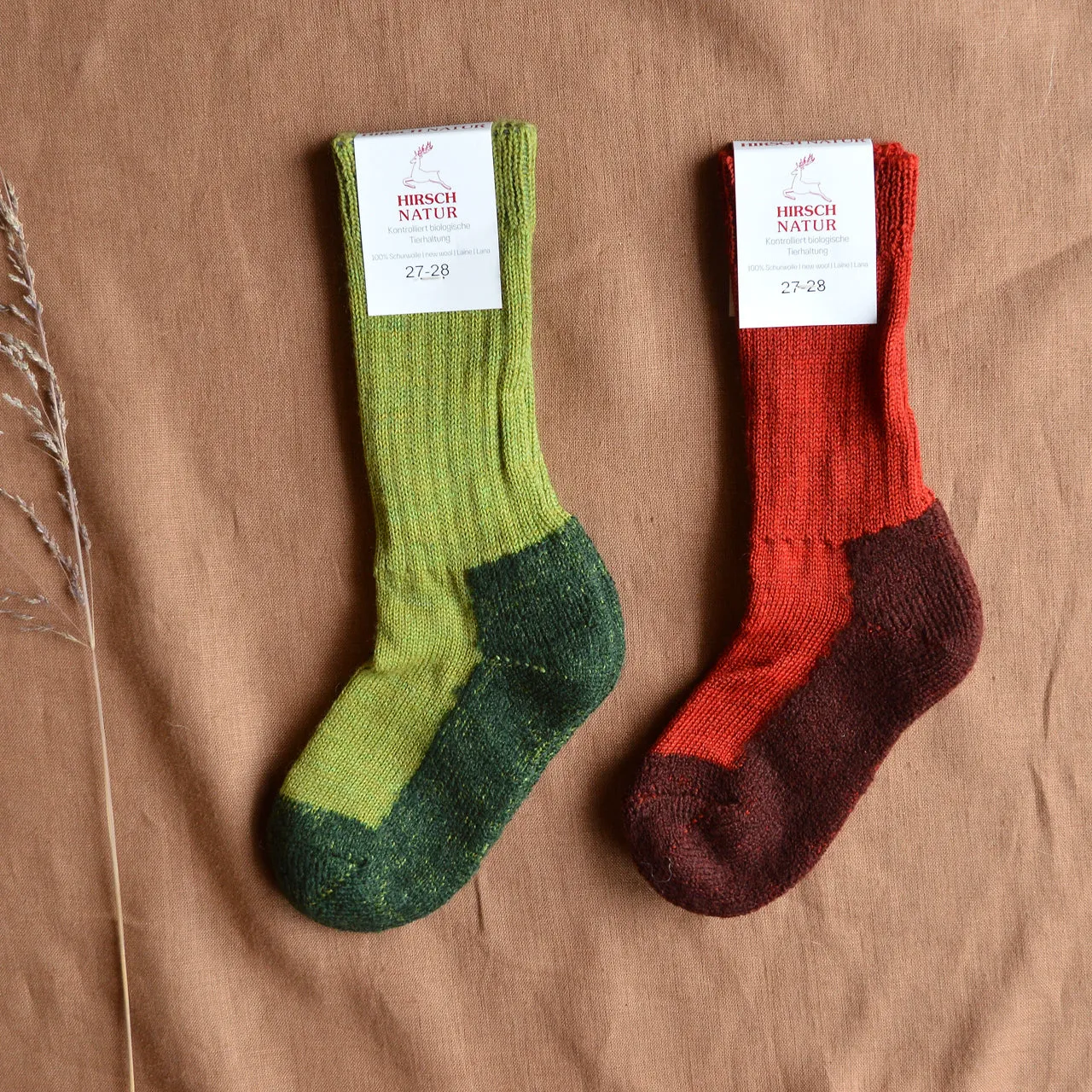 Child's Organic Wool Trekking Socks