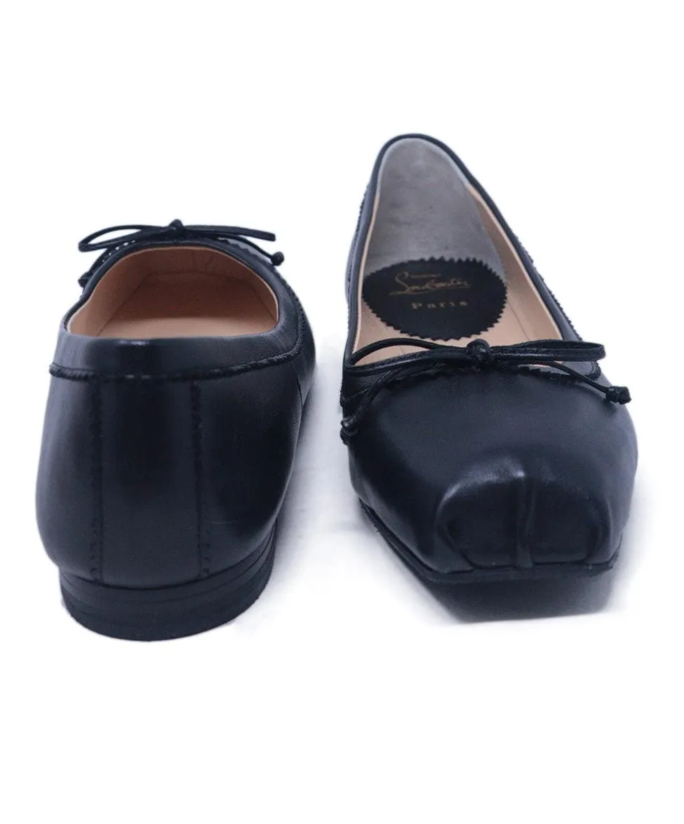 Christian Louboutin Black Ballerina Flats sz 9