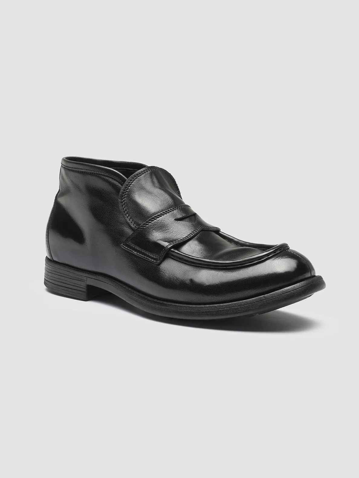 CHRONICLE 027 - Black Leather Ankle Boots