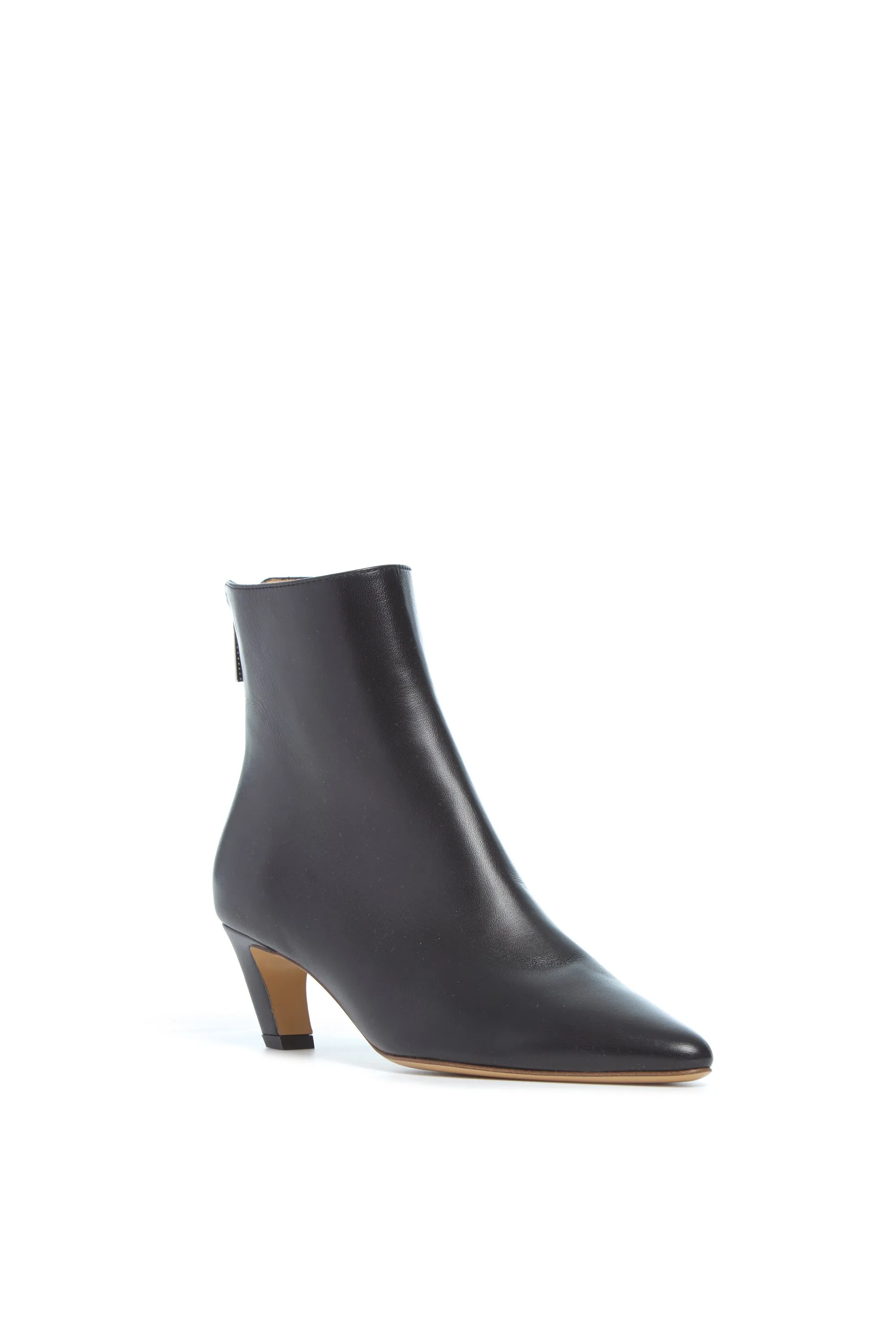 Clayton Ankle Boot in Black Nappa Leather