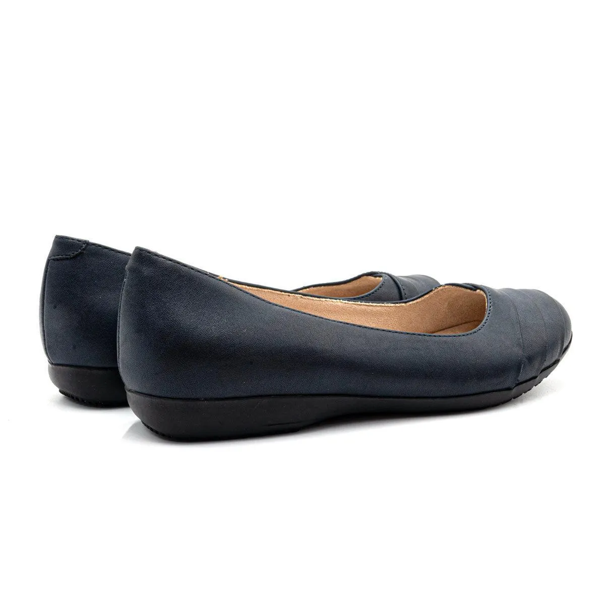 Cliffs By White Mountain Ballerinas Leather Blue Colour For Women