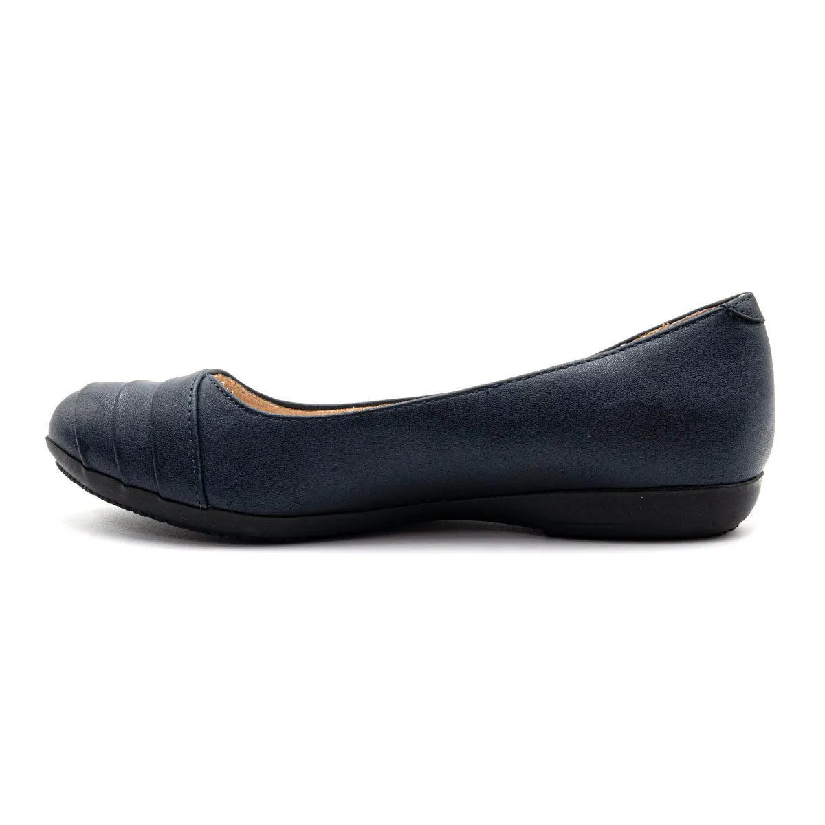 Cliffs By White Mountain Ballerinas Leather Blue Colour For Women