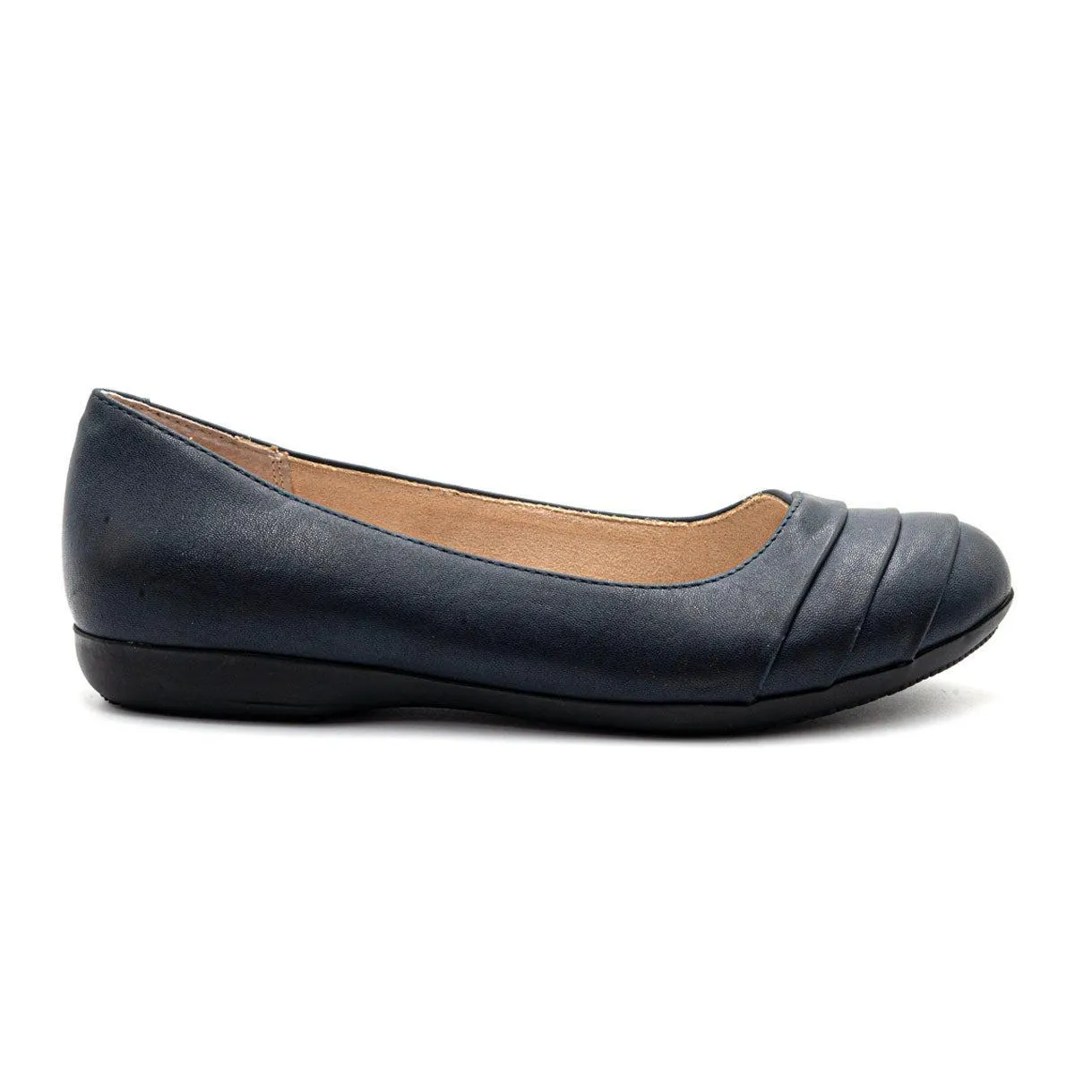 Cliffs By White Mountain Ballerinas Leather Blue Colour For Women