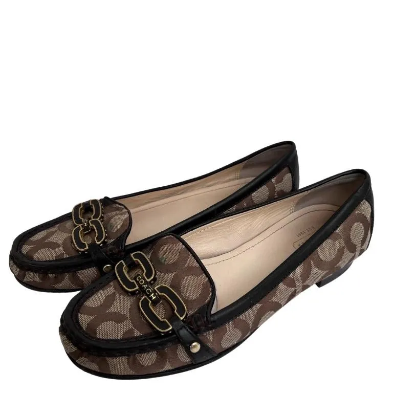 Coach Ella Signature Loafer Flats