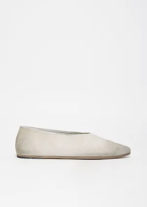 Coltellaccio Distressed Suede Flats