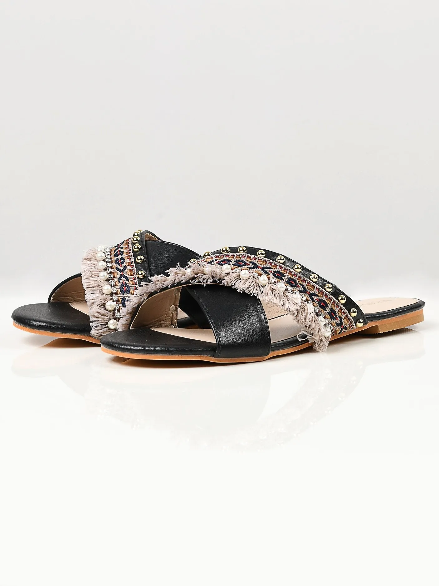 Crisscross Flats - Black