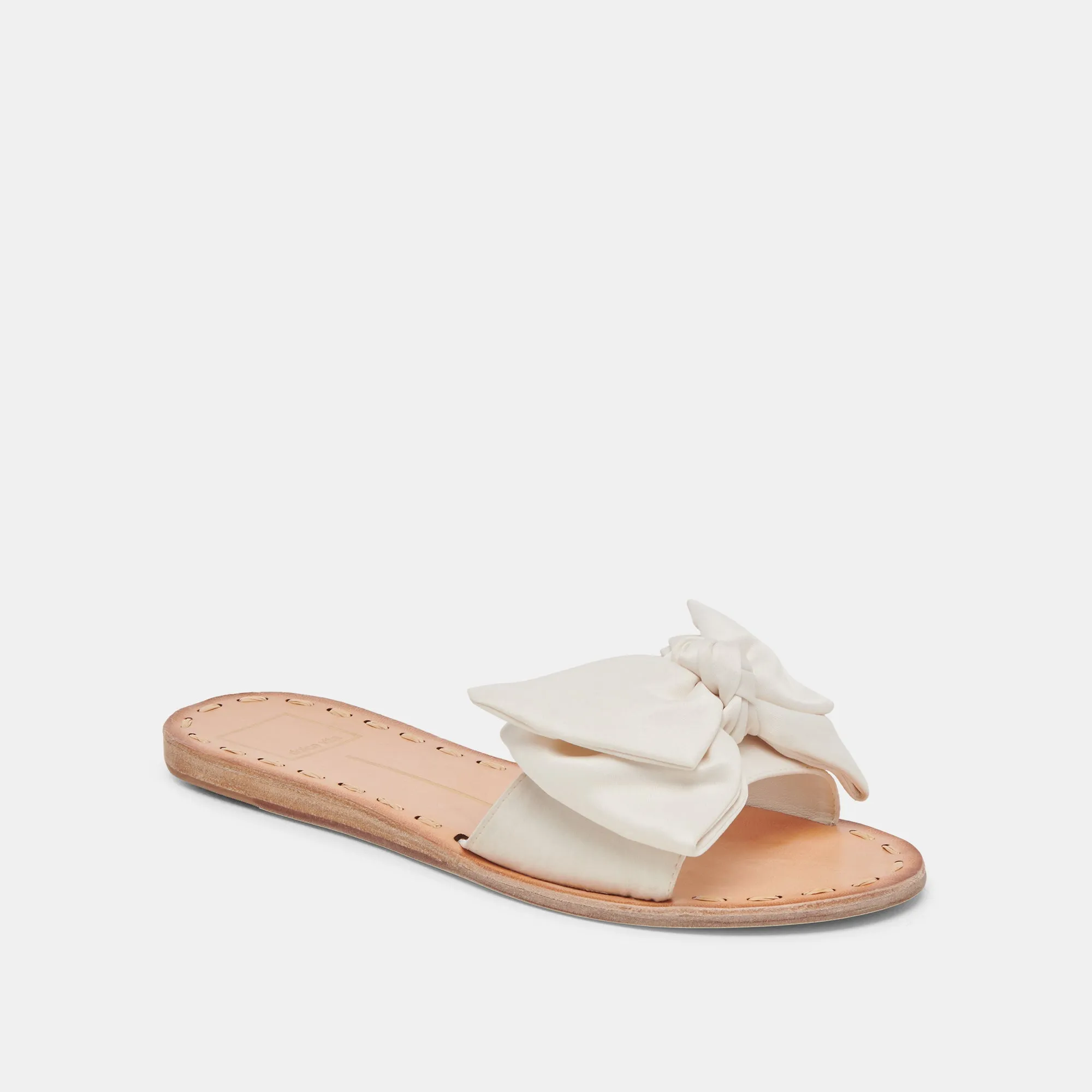 DARSEY SANDALS WHITE SATIN