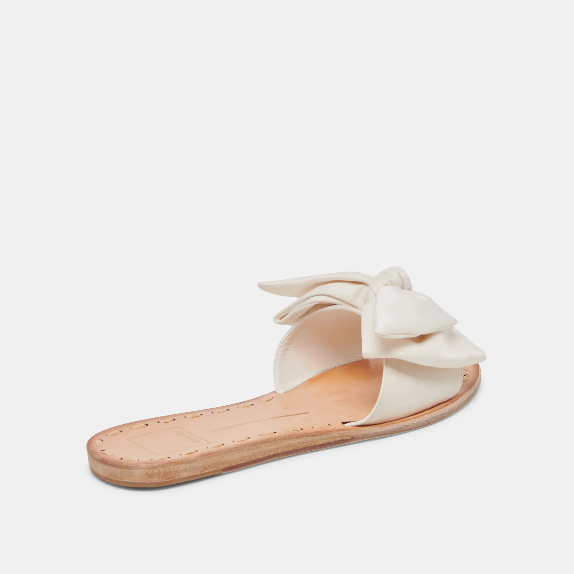 DARSEY SANDALS WHITE SATIN