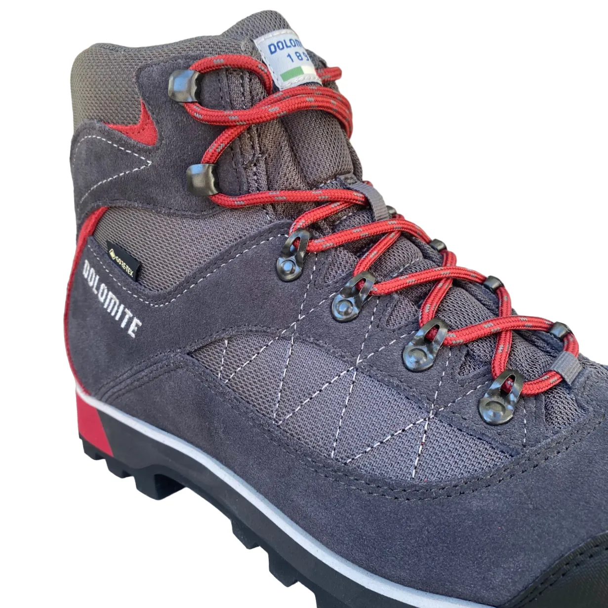 Dolomite scarponcino da montagna per trekking Moena GTX 268627 ANCR antracite-rosso