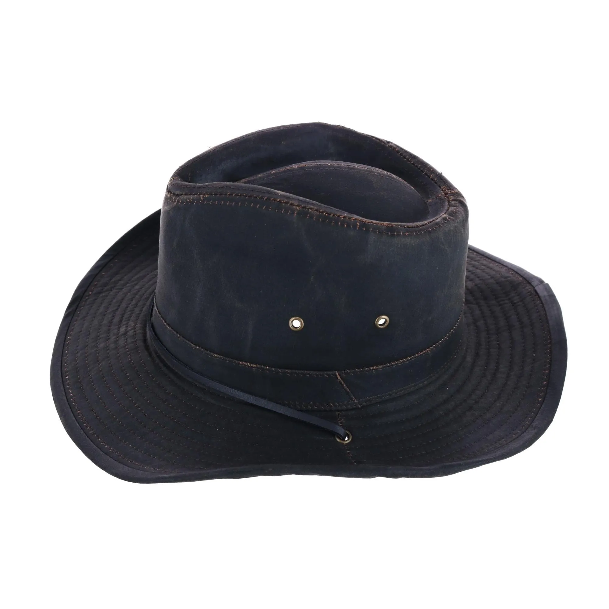 Dorfman Pacific Men's Boondocks Weathered Outback Hat