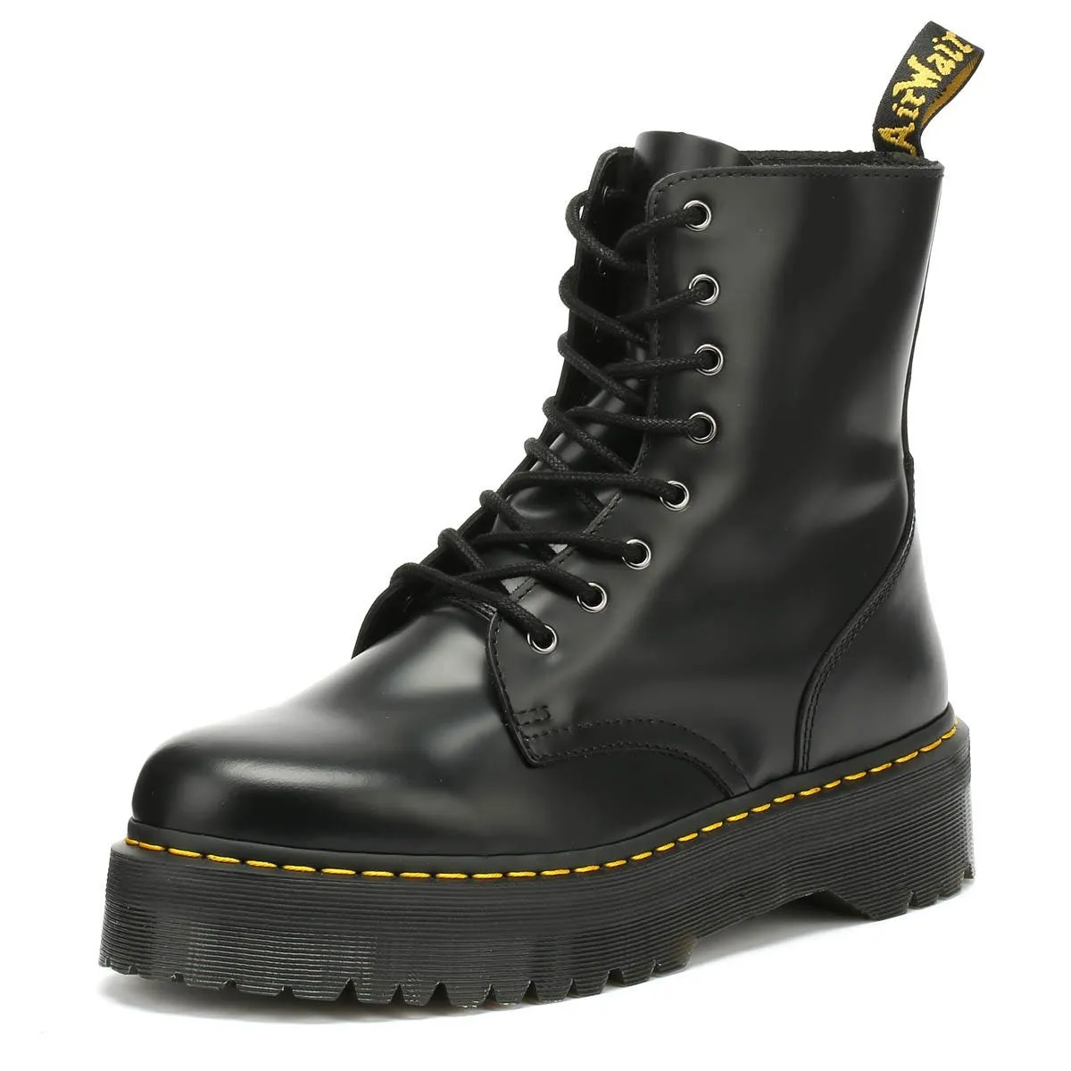 Dr. Martens Jadon Smooth Womens Black Platform Boots