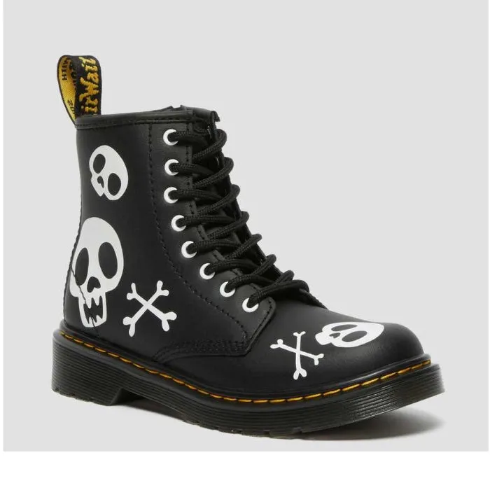 Dr Martens Kids - 1460 Junior X Bones With Zip