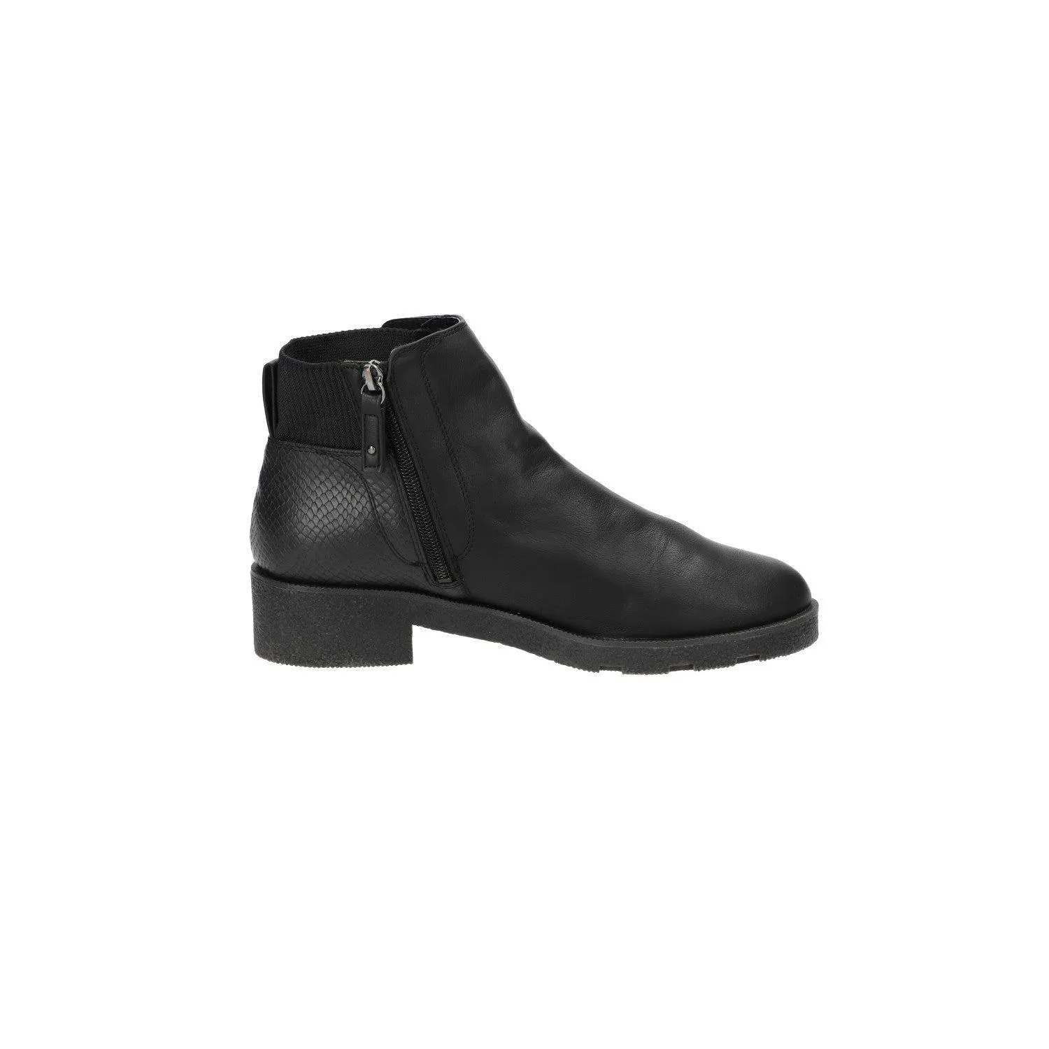 Dr. Scholl'S Trix Ankle Boots Leather Black Colour For Women