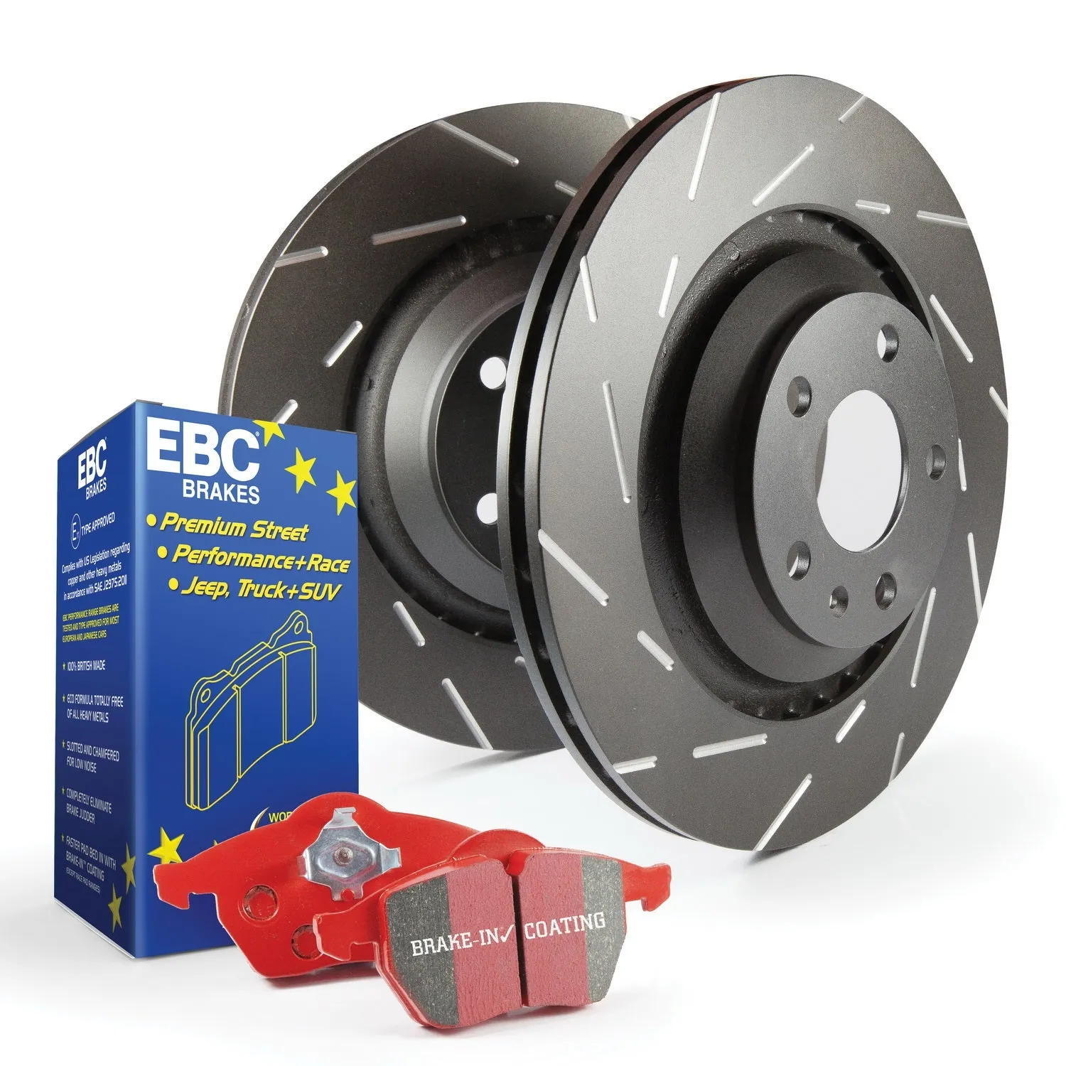 EBC Brakes S4KR1202 S4 Kits Redstuff and USR Rotor