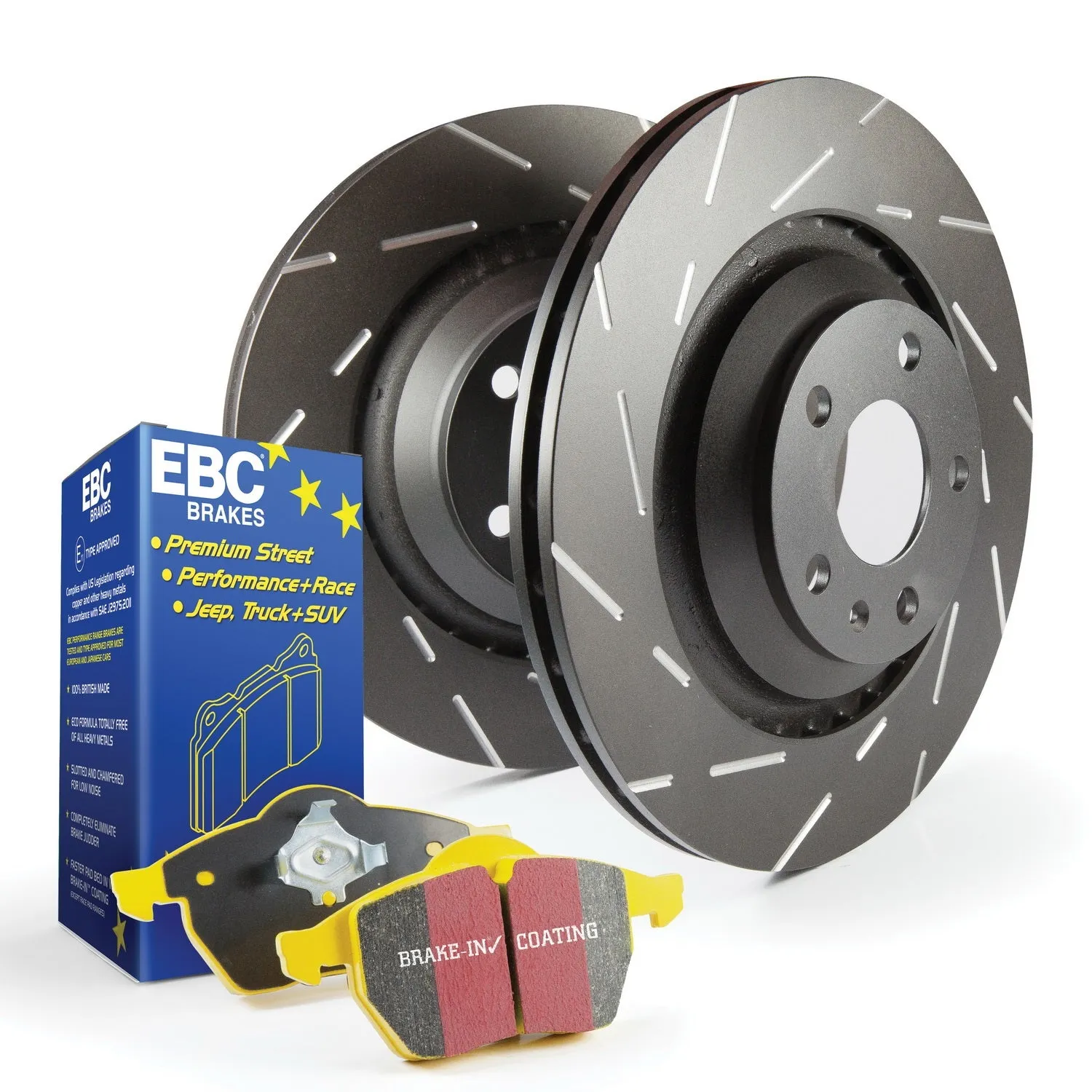 EBC Brakes S9KF1004 S9 Kits Yellowstuff and USR Rotors