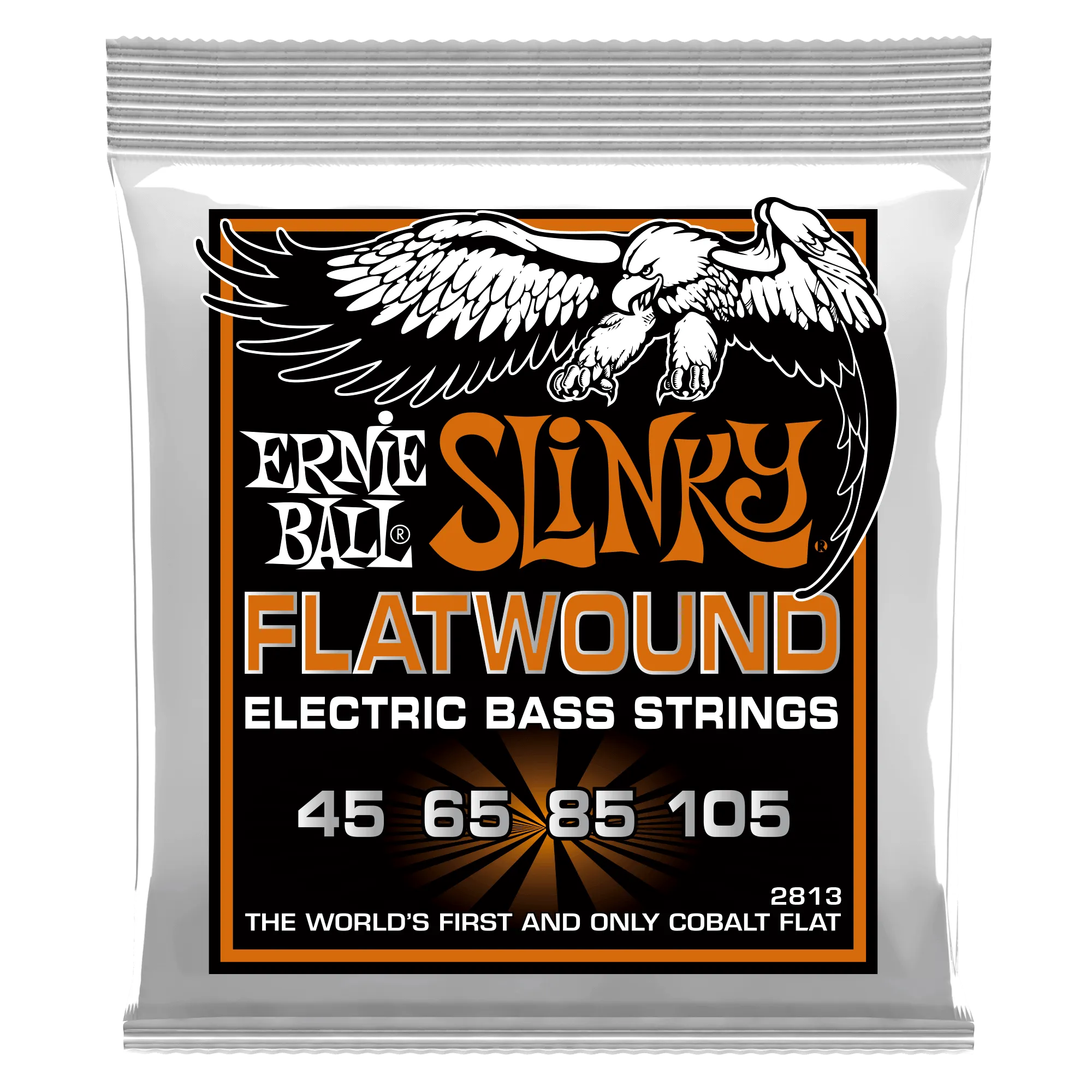 Ernie Ball Hybrid Slinky Flatwound Electric Bass Strings - 45-105 Gauge