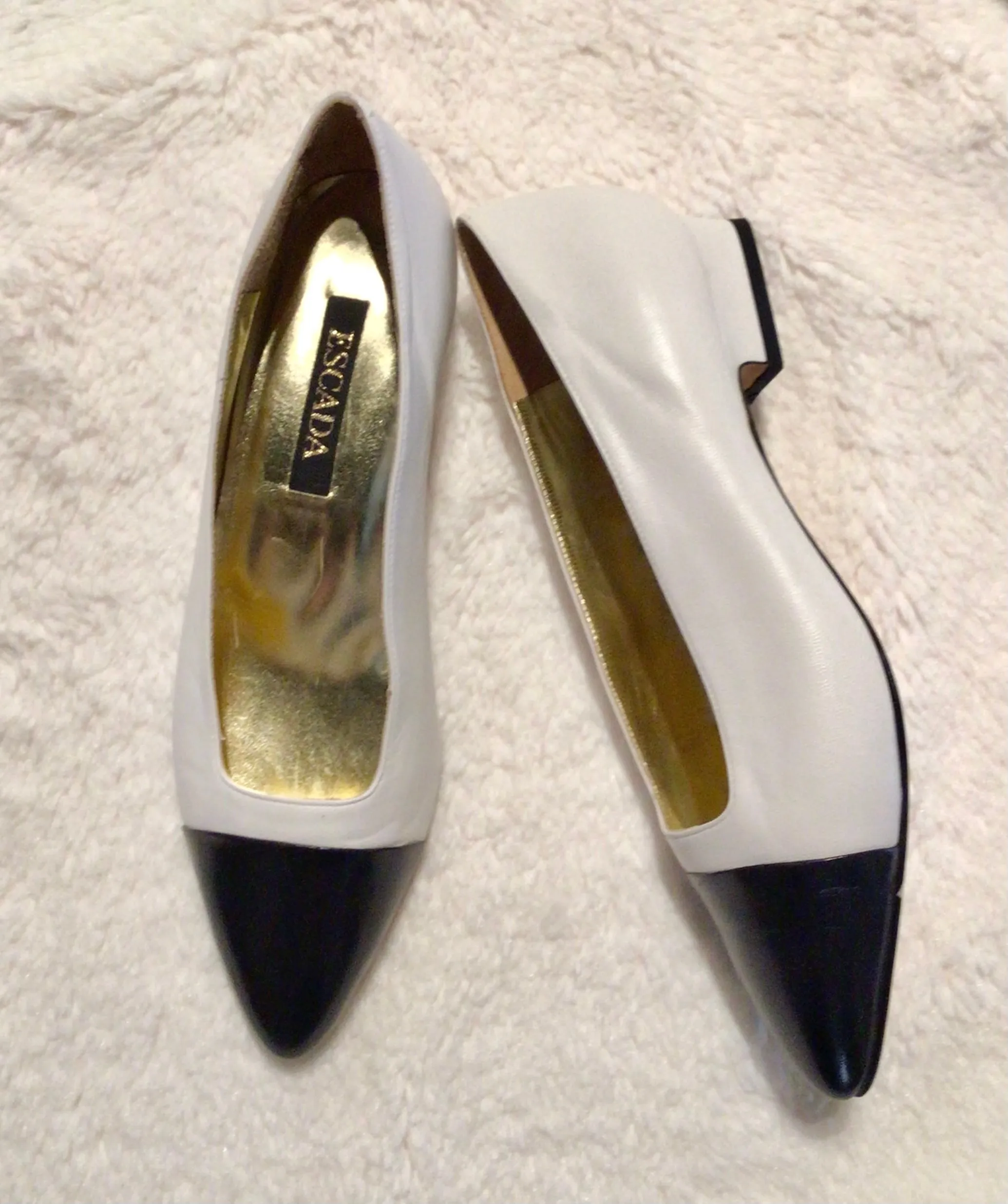 Escada Leather Flats