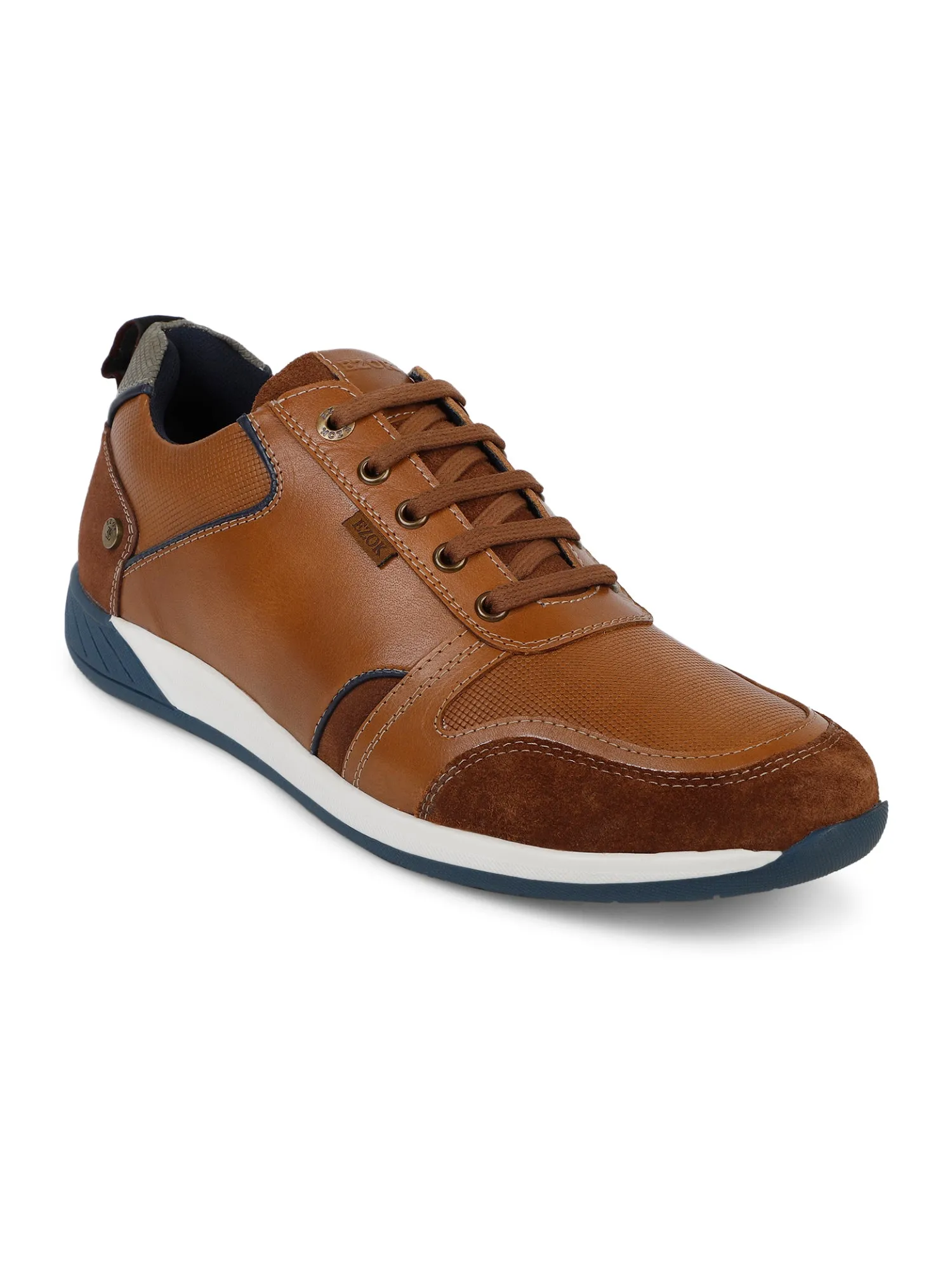 Ezok Men Tan Sneaker Casual Shoes (2405)