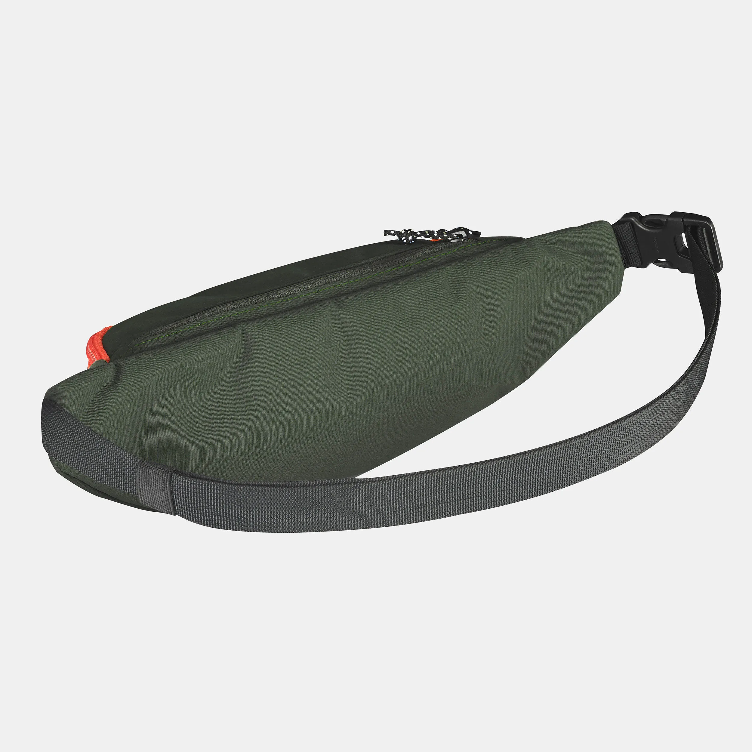 Forclaz Travel Belt Bag, Khaki/Orange