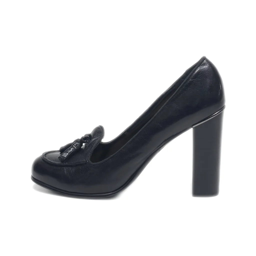 Franco Sarto High-Heel Shoes Leather Black Colour For Women